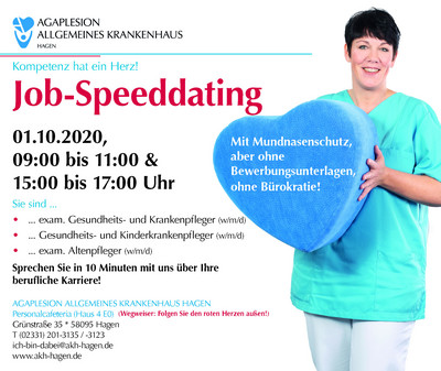 AKH Anzeige zum Jobspeeddating