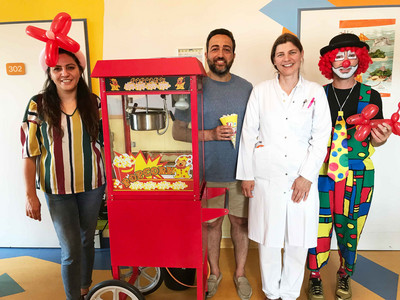 Clown in der Kinderklinik