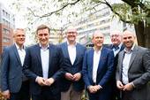 Bildunterschrift: Der niedersächsische CDU-Landes- und Fraktionsvorsitzende, Sebastian Lechner (2.v.l.), hat gemeinsam mit dem Sozialpolitischen Sprecher der Landtagsfraktion, Eike Holsten (r.), das Agaplesion Diakonieklinikum Rotenburg gGmbH besucht. Foto: CDU Landtagsfraktion Niedersachsen