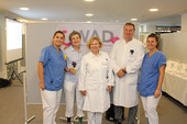 Das Team des Wundzentrums am Rotenburger Diakonieklinikum unter der Leitung von Dr. med. Helga Schlächter (Mitte).